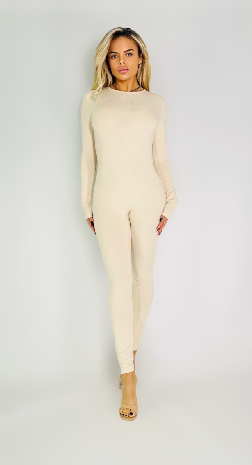 Beige Overall Size S-M