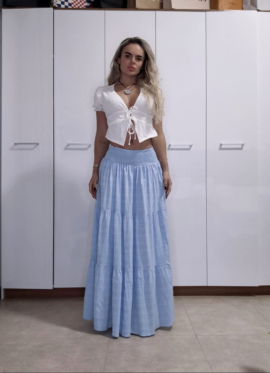 H&M top, size S H&M skirt, universal size.